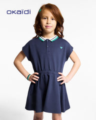 OKAIDI NAVY BLUE POLO SHIRT DRESS
