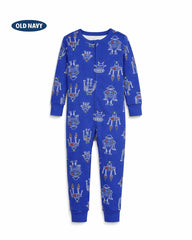 OLD NAVY BLUE ROBOT ADVENTURE BABY ROMPER