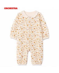 ORCHESTRA BABY GIRLS FLORAL PETER PAN COLLAR ROMPER