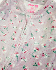 PENELOPE SOFT PURPLE COZY PLUSH BLOSSOM ROMPER