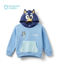 PRIMARK BLUEY CHARACTER HOOD FLEECE HOODIE