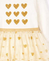 PRIMARK GOLDEN HEARTS TWIRL TULLE DRESS
