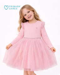 PRIMARK PINK BLUSH SPARKLE TULLE TWIRL DRESS