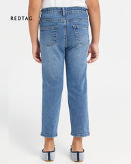REDTAG DENIM BLUE BASIC 5 POCKET JEANS