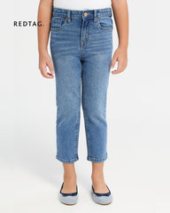 REDTAG DENIM BLUE BASIC 5 POCKET JEANS