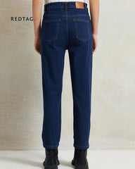 REDTAG NAVY BSIC STRAIGHT FIT JEANS