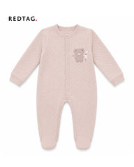 RETAG TEDDY BEAR QUILTED FOOTED ROMPER