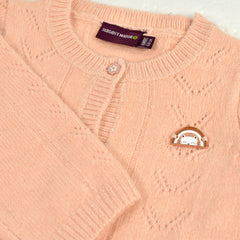 SERGENT MAJOR BABY ORANGE KITTY CARDIGAN