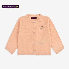 SERGENT MAJOR BABY ORANGE KITTY CARDIGAN