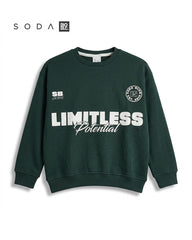 SODA BLOC FOREST GREEN LIMITLESS POTENTIAL SWEATSHIRT