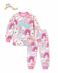 SQUISHMELLOWS CHARACTER FLEECE PYJAMA SET