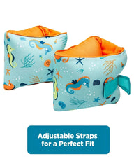SWIM SCHOOL PERFECT FIT ADJUSTABLE ARM FLOATS LEVEL 3 - M/L 18-36 KG