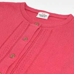 TAO HOT PINK ECO DETAILED CARDIGAN