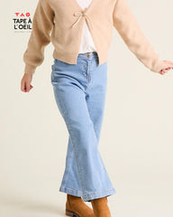 TAO MEDIUM BLUE WIDE LEG PANT FOR GIRLS