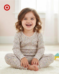 TARGET FLORAL RIBBED TOP WITH PYJAMA SET