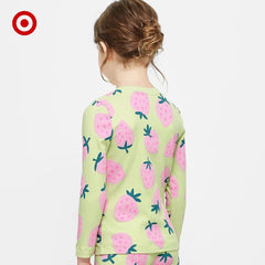 TARGET GREEN STRAWBERRY RIBBED TOP
