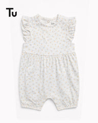 TU BABY PASTEL BLOSSOM PRINTED ROMPER