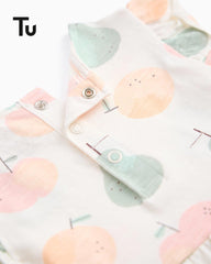 TU BABY WHITE FRUIT PRINT ROMPER