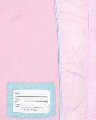 U.S. POLO ASSN. PINK QUILTED HOOD PUFFER COAT JACKET