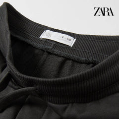 ZARA DARK GREY PLUSH JOGGER TROUSER