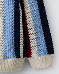 ZARA NAVY MICKEY MOUSE KNIT POLO SHIRT