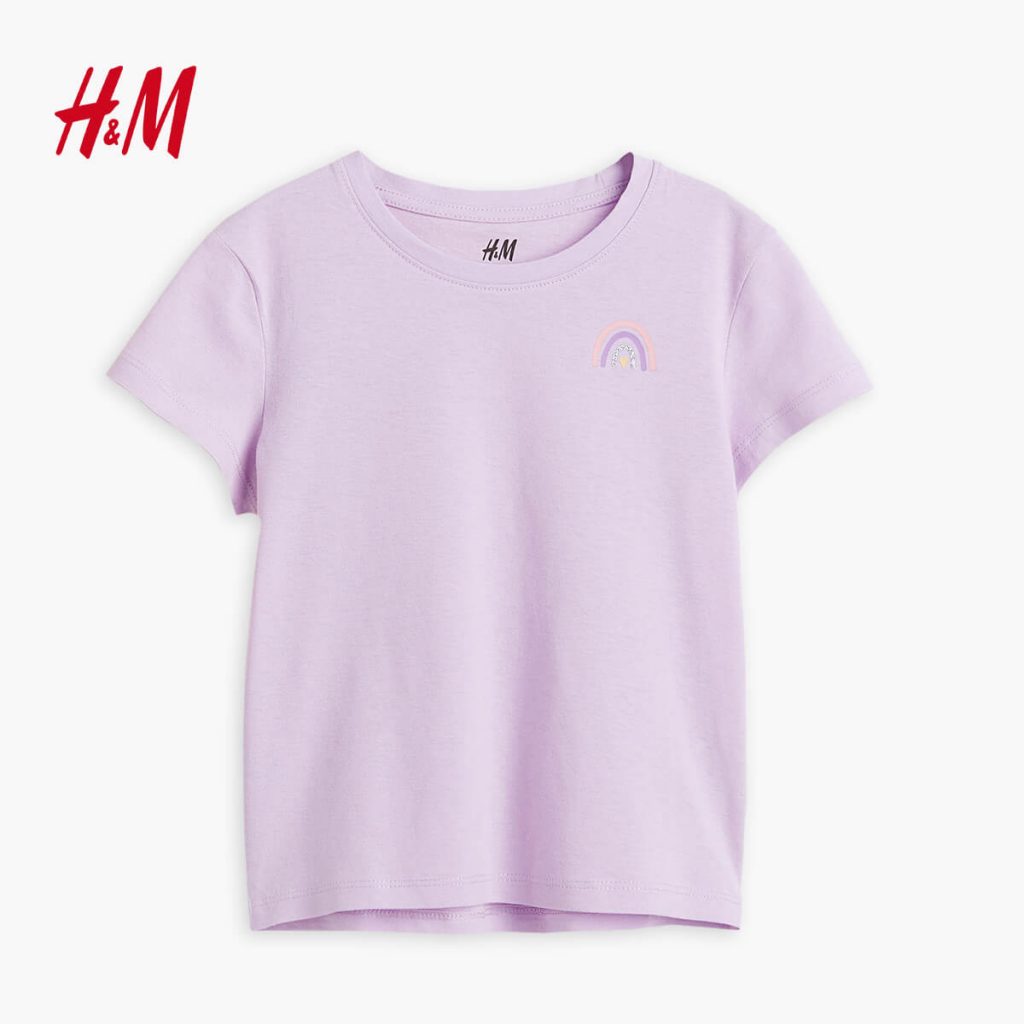 rainbow t shirt h&m
