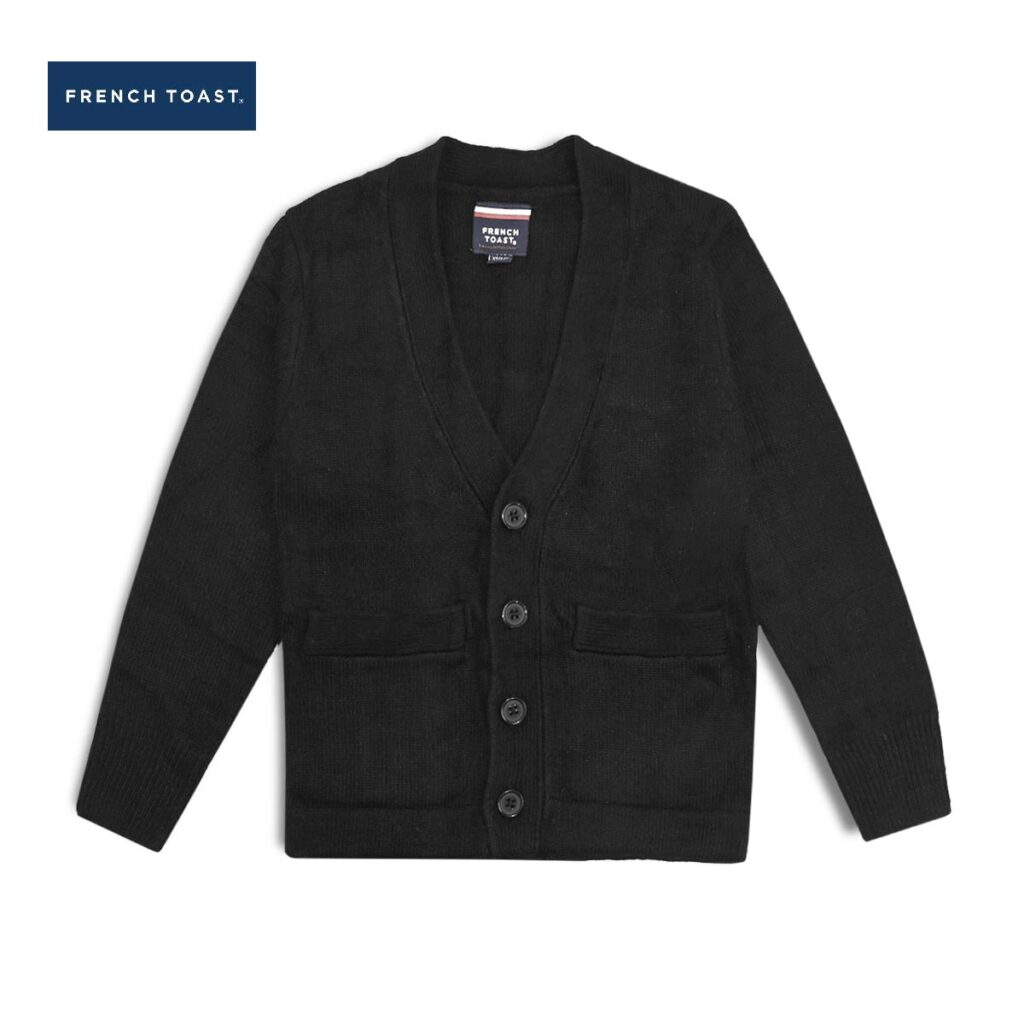 Little girls black cardigan deals